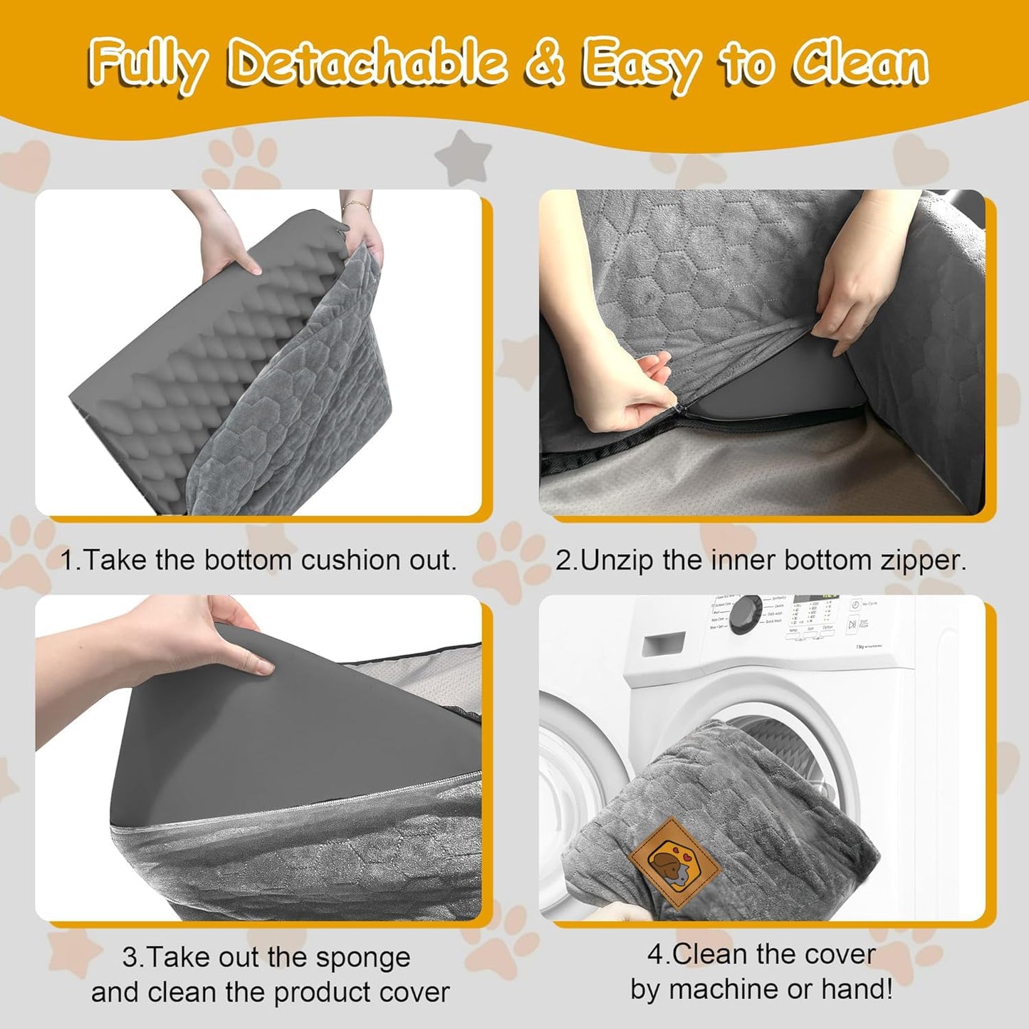 Travel Dog Car Seat for Dogs up to 35 lbs – Gray