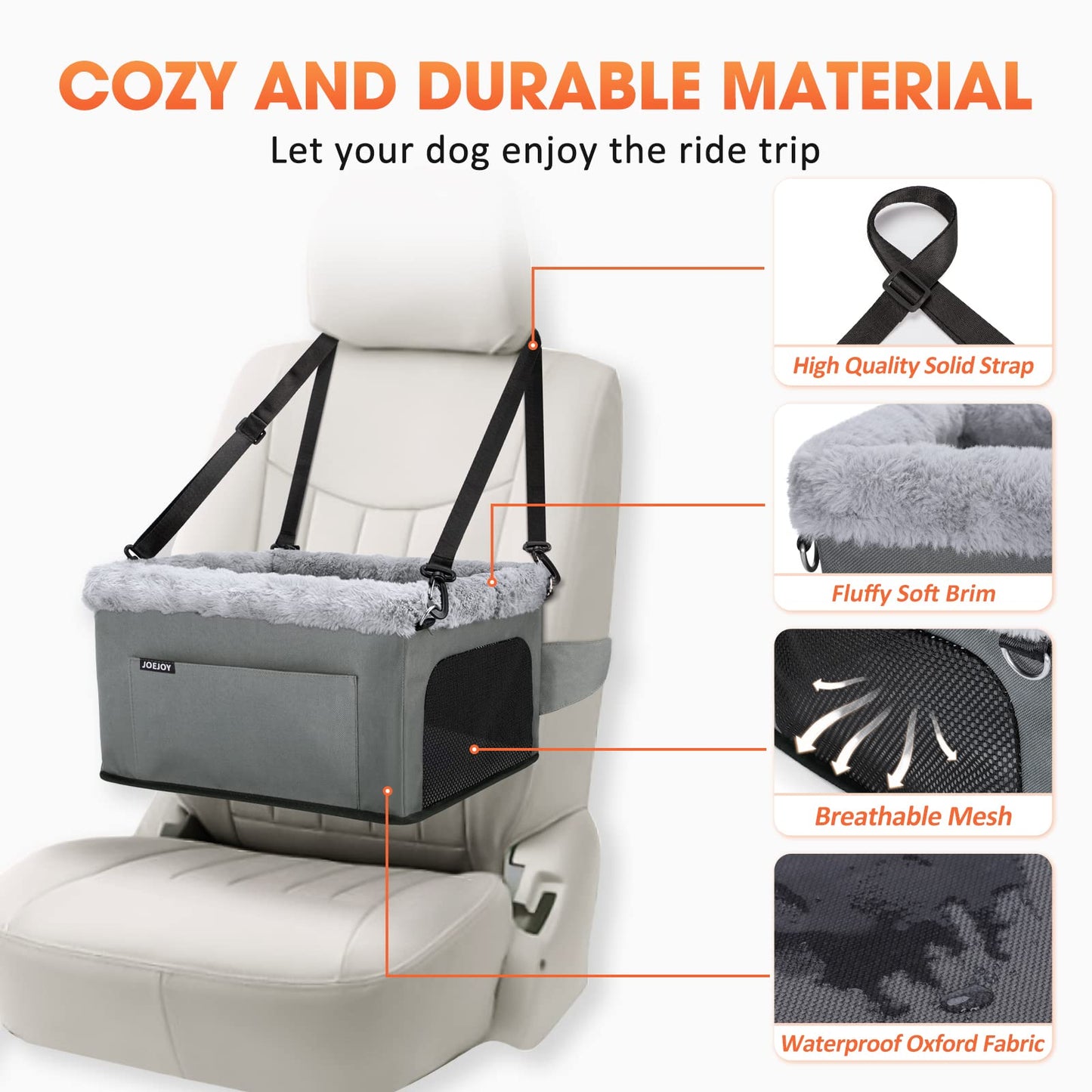 JOEJOY Dog Booster Seat for Pets up to 20 lbs